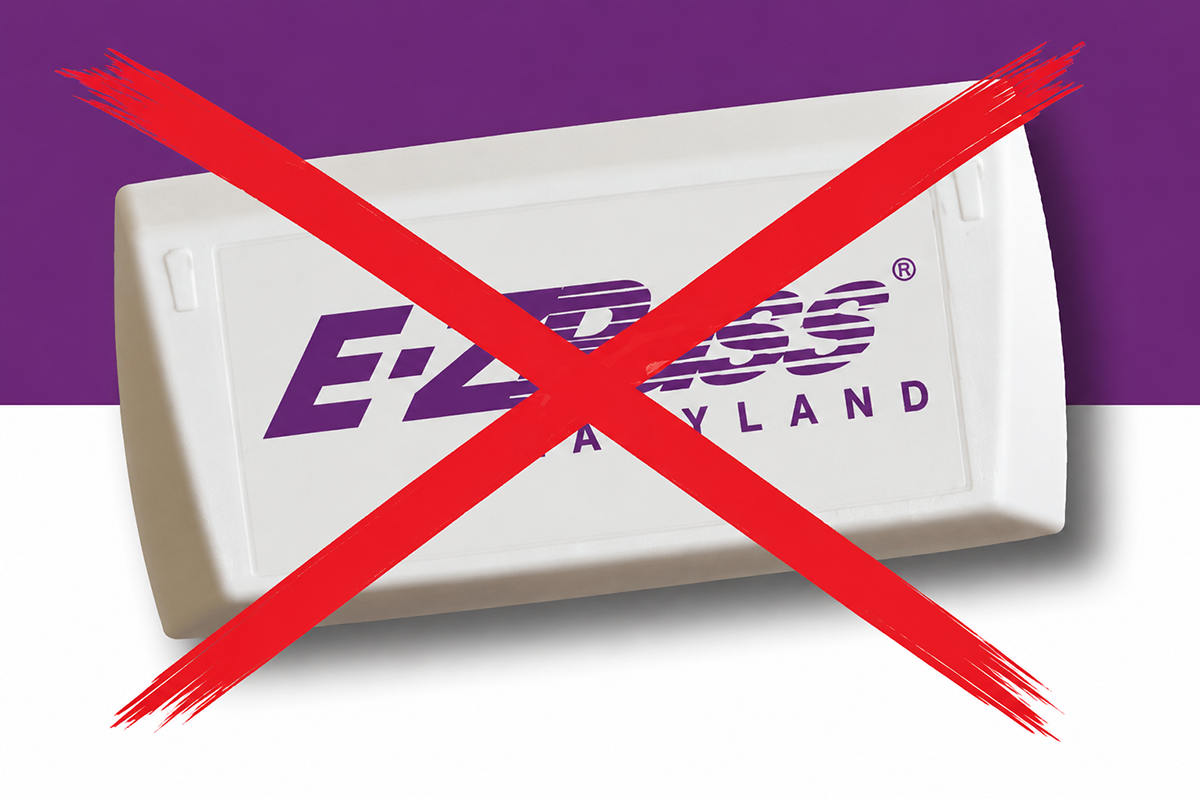 A customer travels on one of MDTA’s toll facilities without a valid E-ZPass transponder.